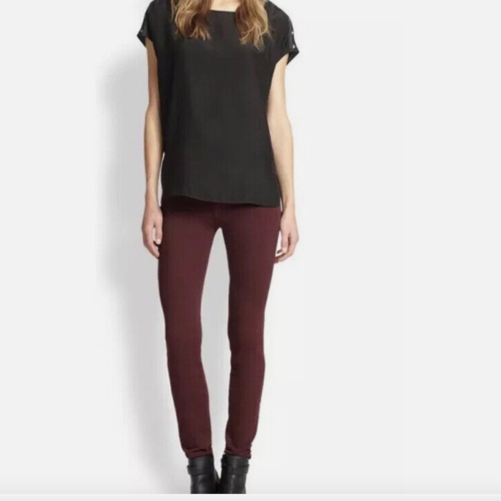 Vince Riley Legging in Shiraz (maroon), size 30
